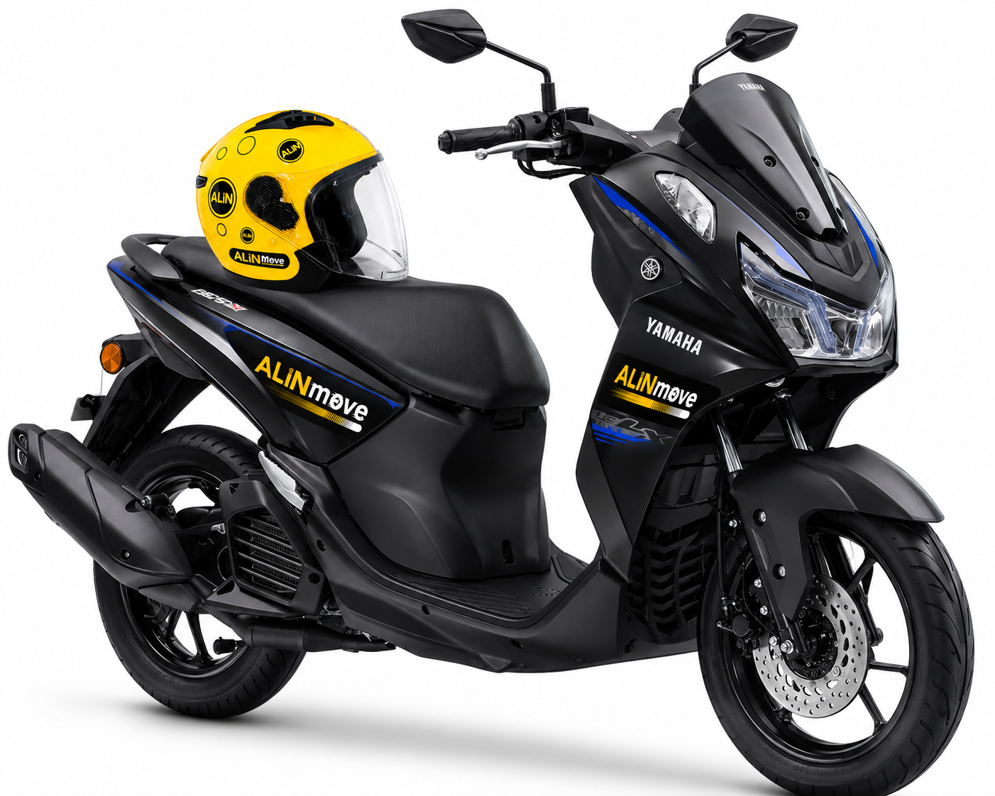 ALiN Move Motorcycle w/ Helmet